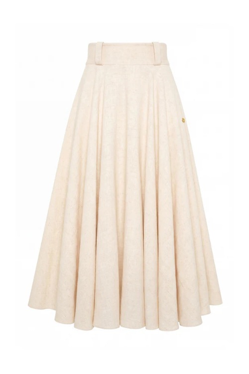 Cream skirt