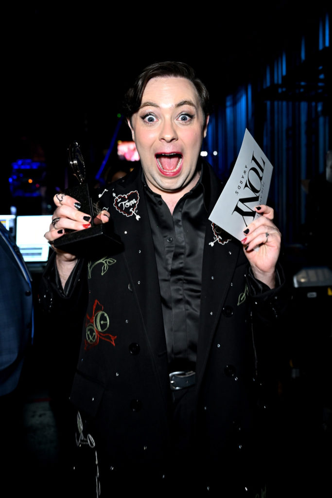 British star Jak Malone wins Best Performance by a Featured Actor in a Musical award at the The 78th Annual Tony Awards.