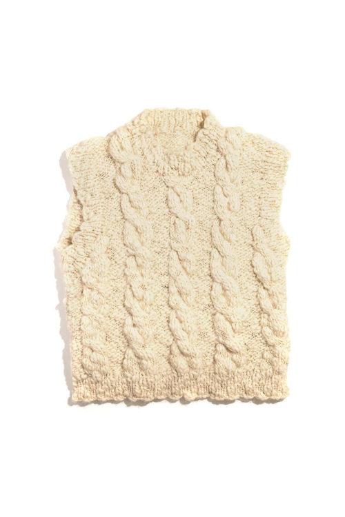 Cream vest