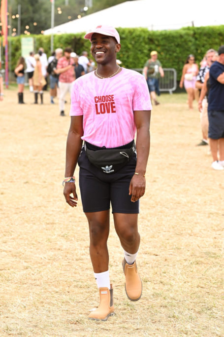 Ncuti Gatwa at Glastonbury 2025