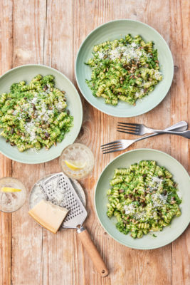 Rhiannon Lambert's salad bag pasta