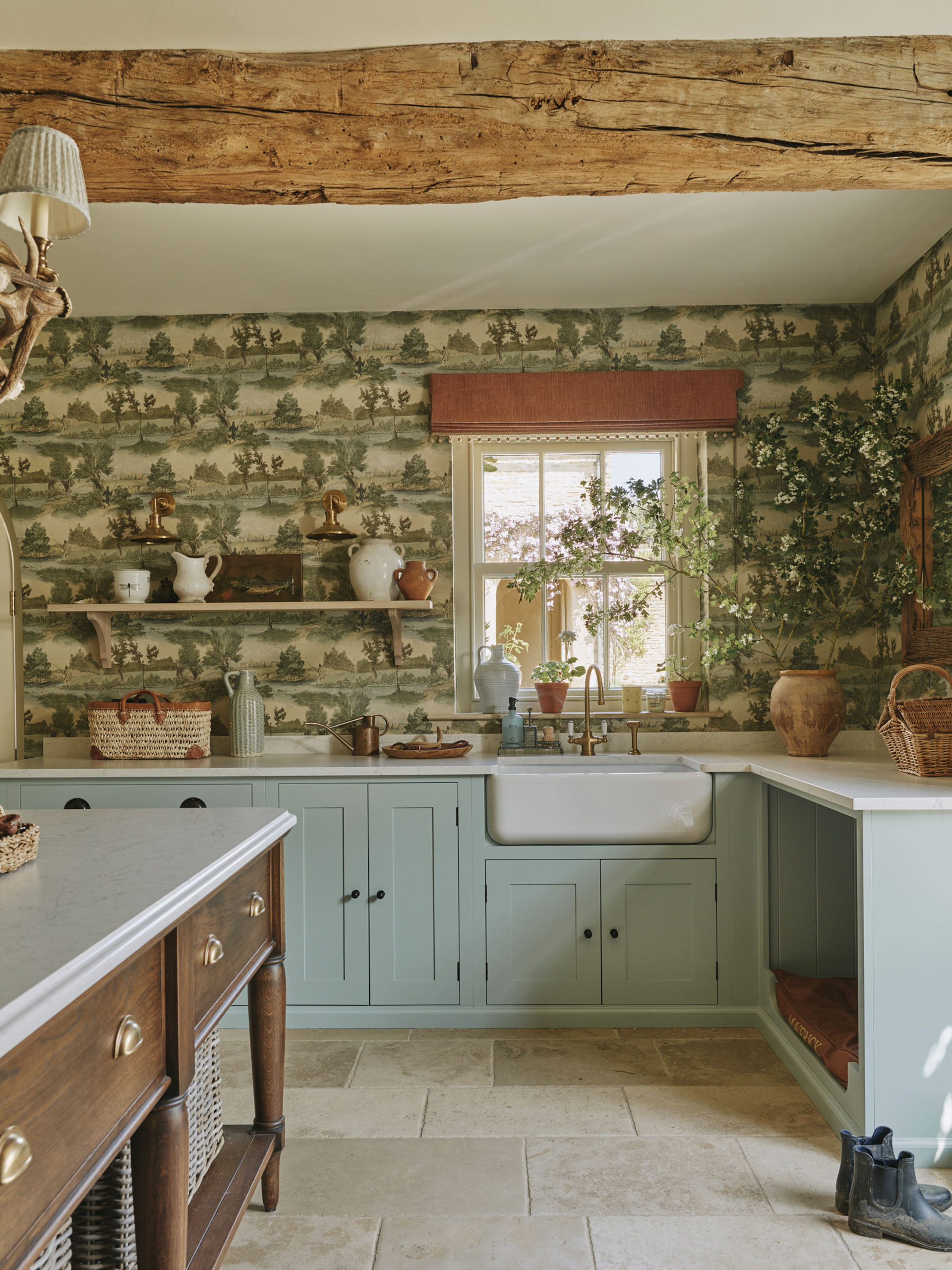 A boot room in a Warwickshire Home by Sims Hilditch