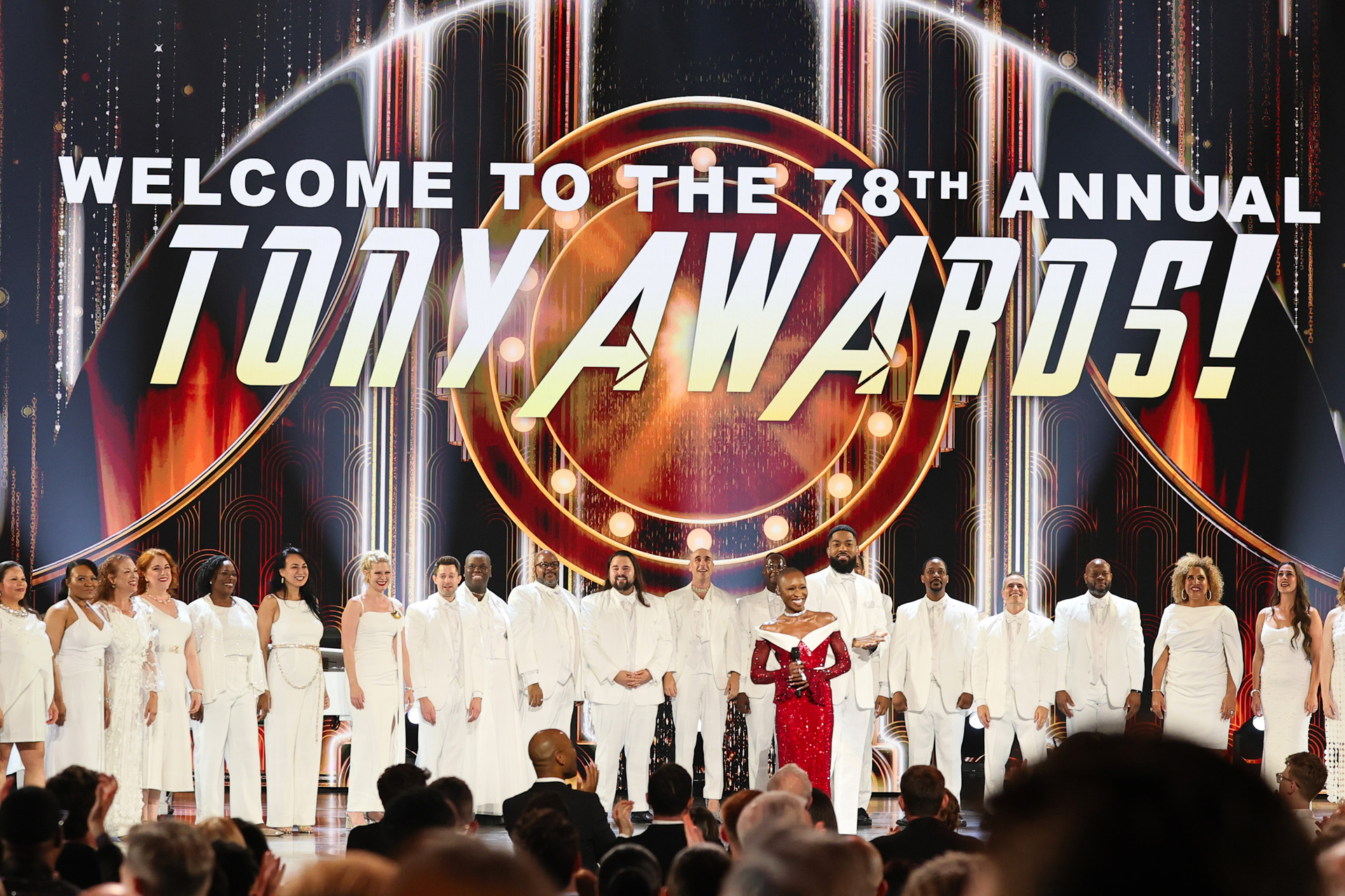 Host Cynthia Erivo performs onstage during The 78th Annual Tony Awards