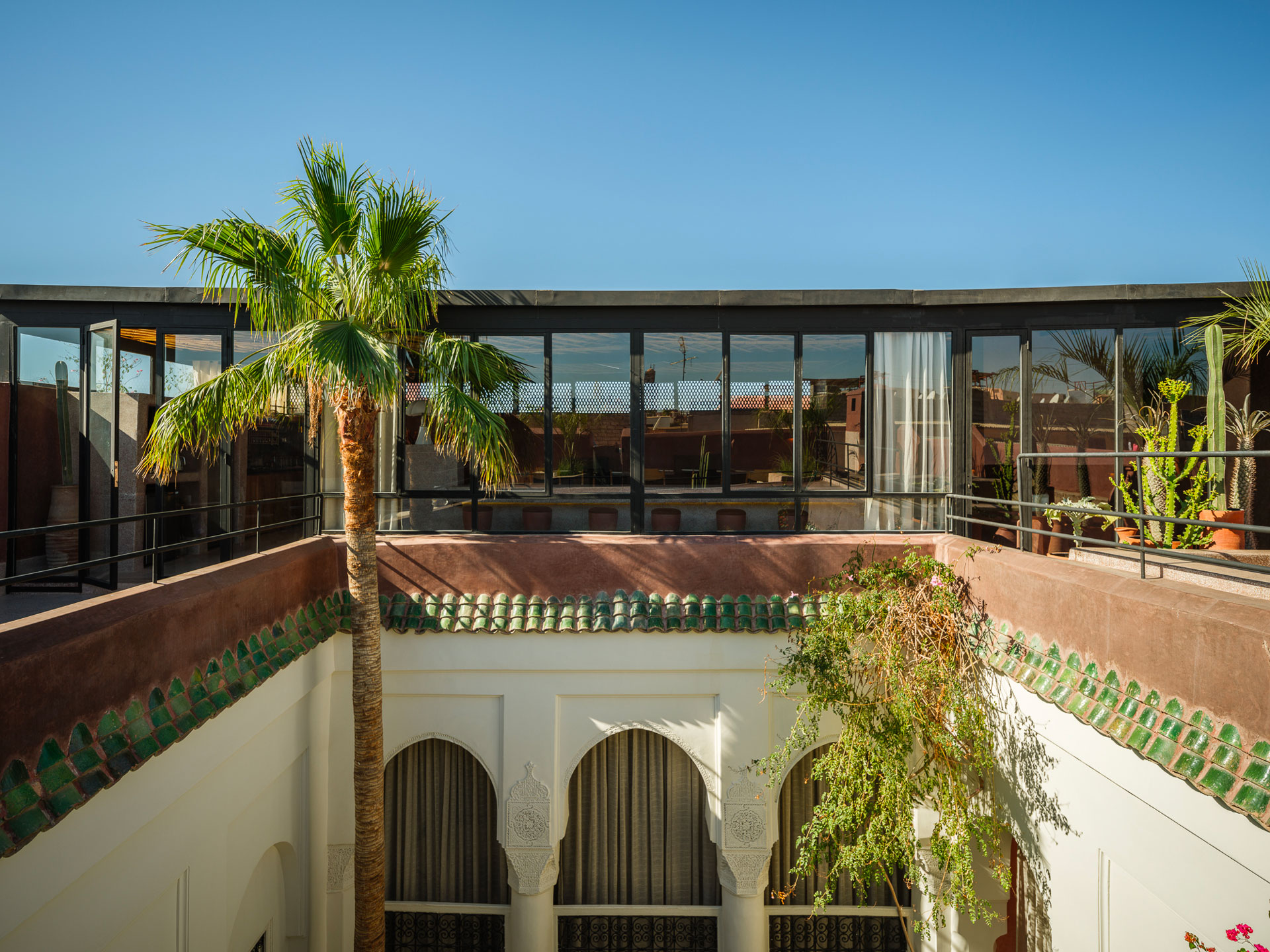 The rooftop of Riad Brummell