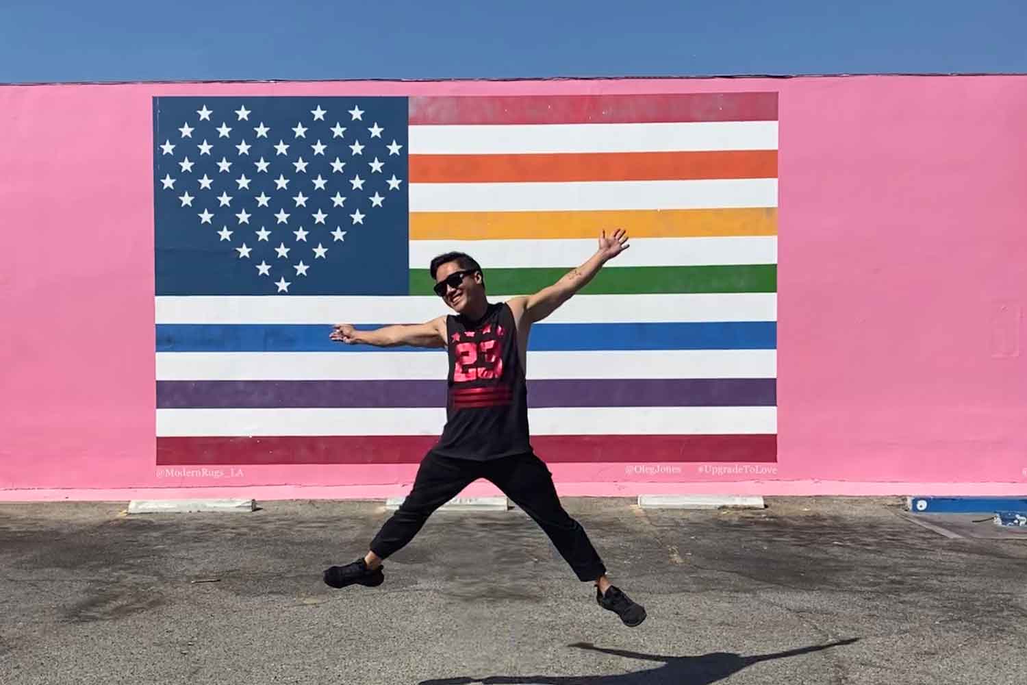 Uwern at Pride in West Hollywood