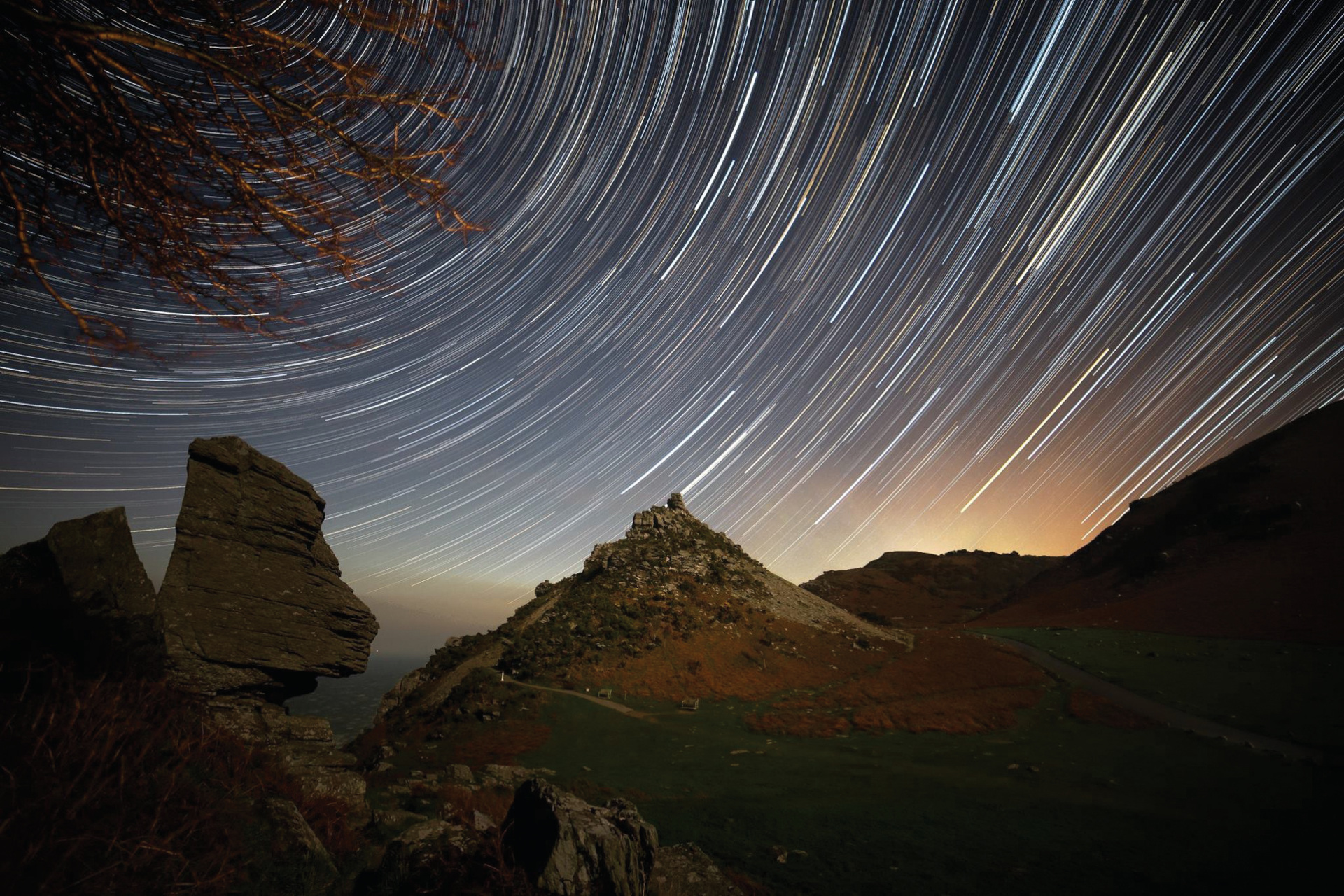 Valley of Rocks in Exmoor | Dark skies UK