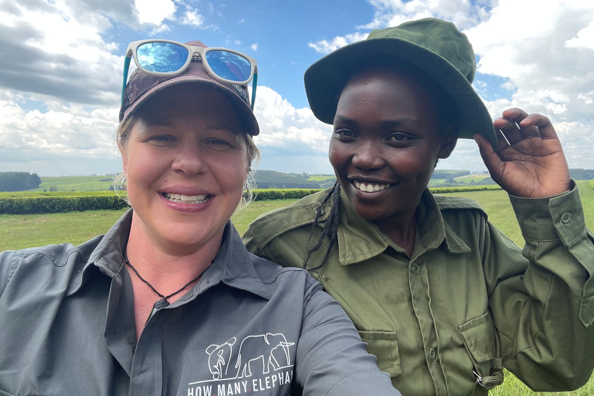 Female rangers at an elephant sanctuary