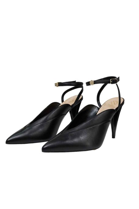 Noushella Anima Heels in Matte Black
