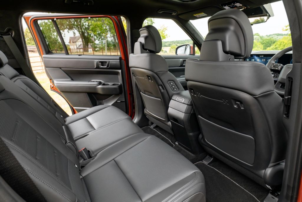 Inside the car
