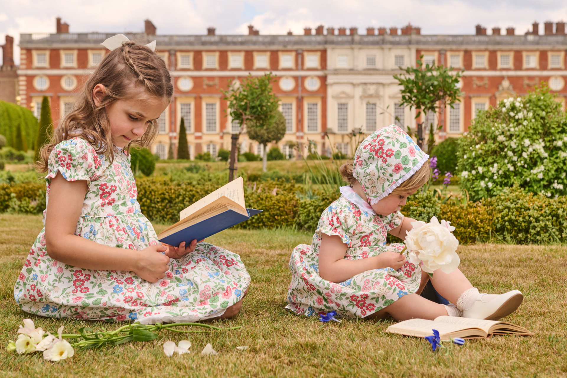 Children in floral outfits | Pepa London x Historic Royal Palaces