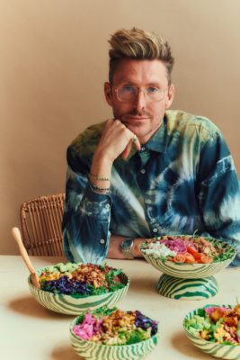 Henry Holland with salad
