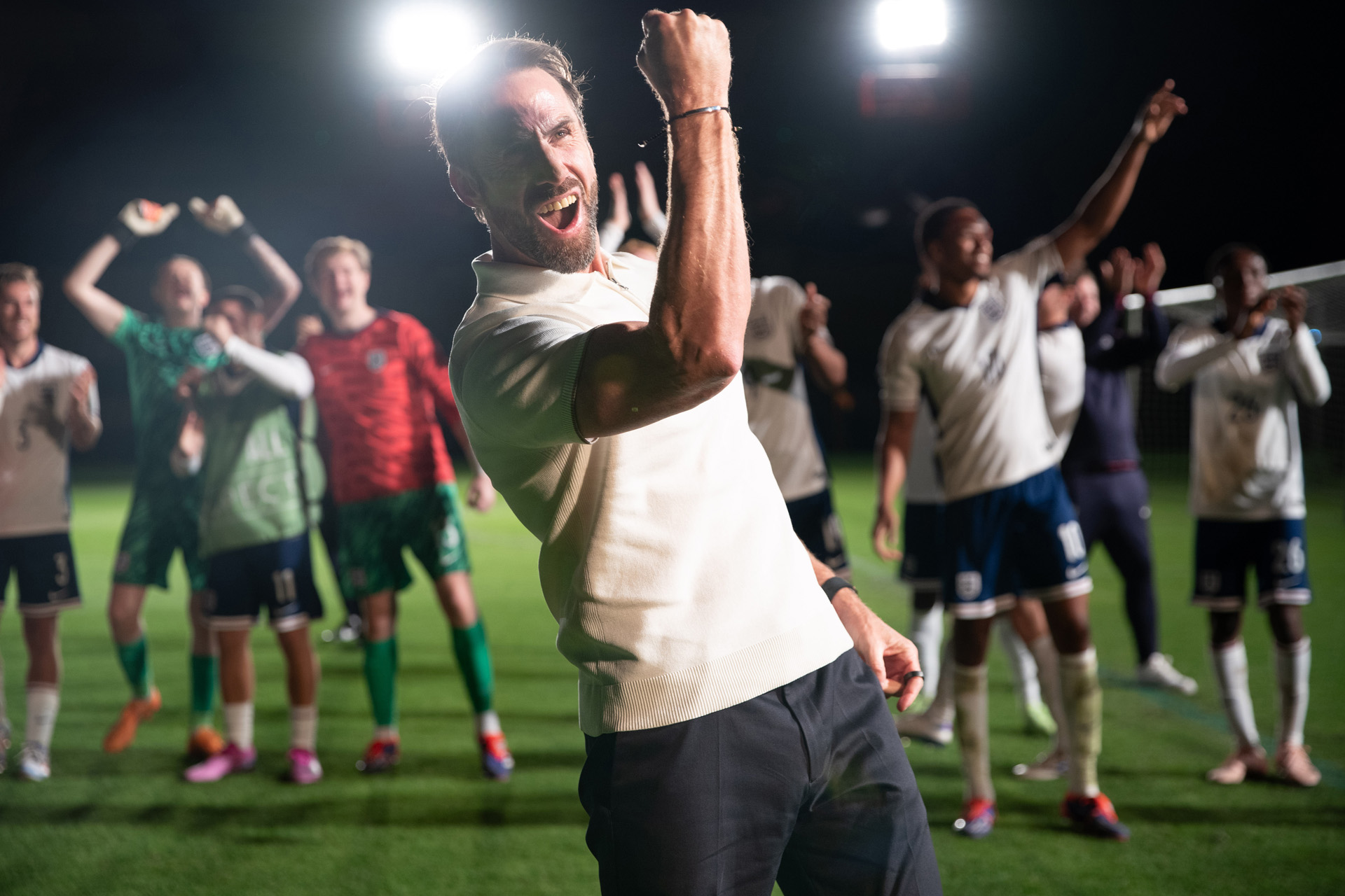 Joseph Fiennes stars as Gareth Southgate in Dear England