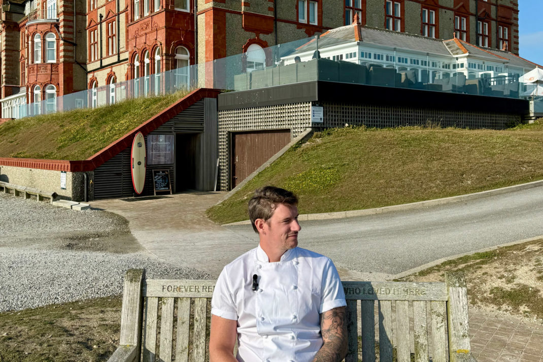 Adam Handling at the Headland hotel