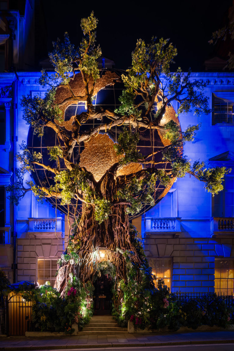 Annabel's Annual Forest Façade Has Landed