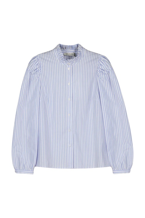 Cotton stripe blouse