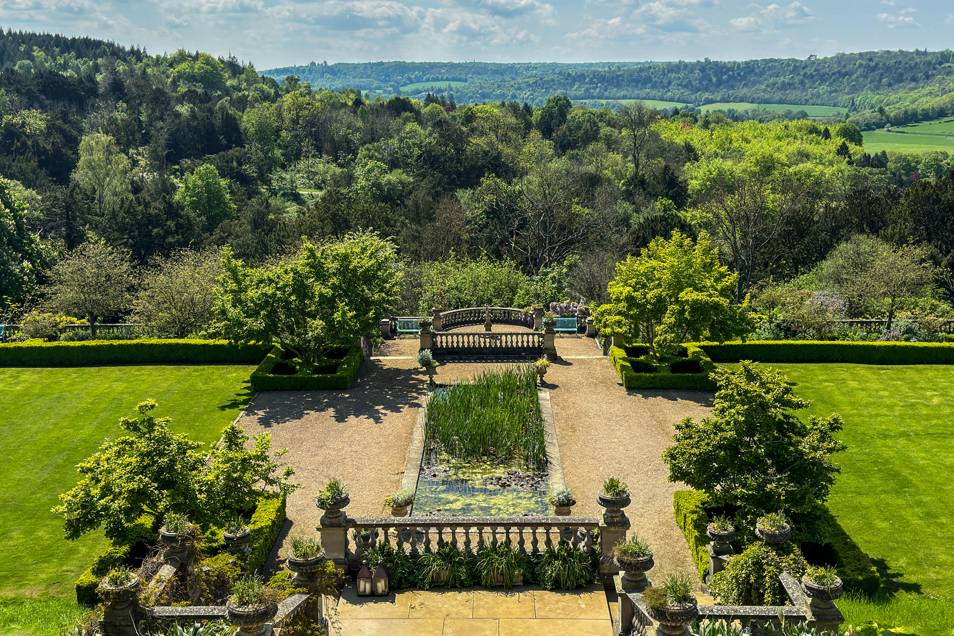 The grounds of Beaverbrook hotel