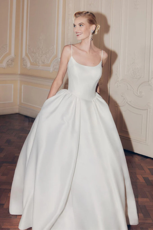 Woman in wedding dress