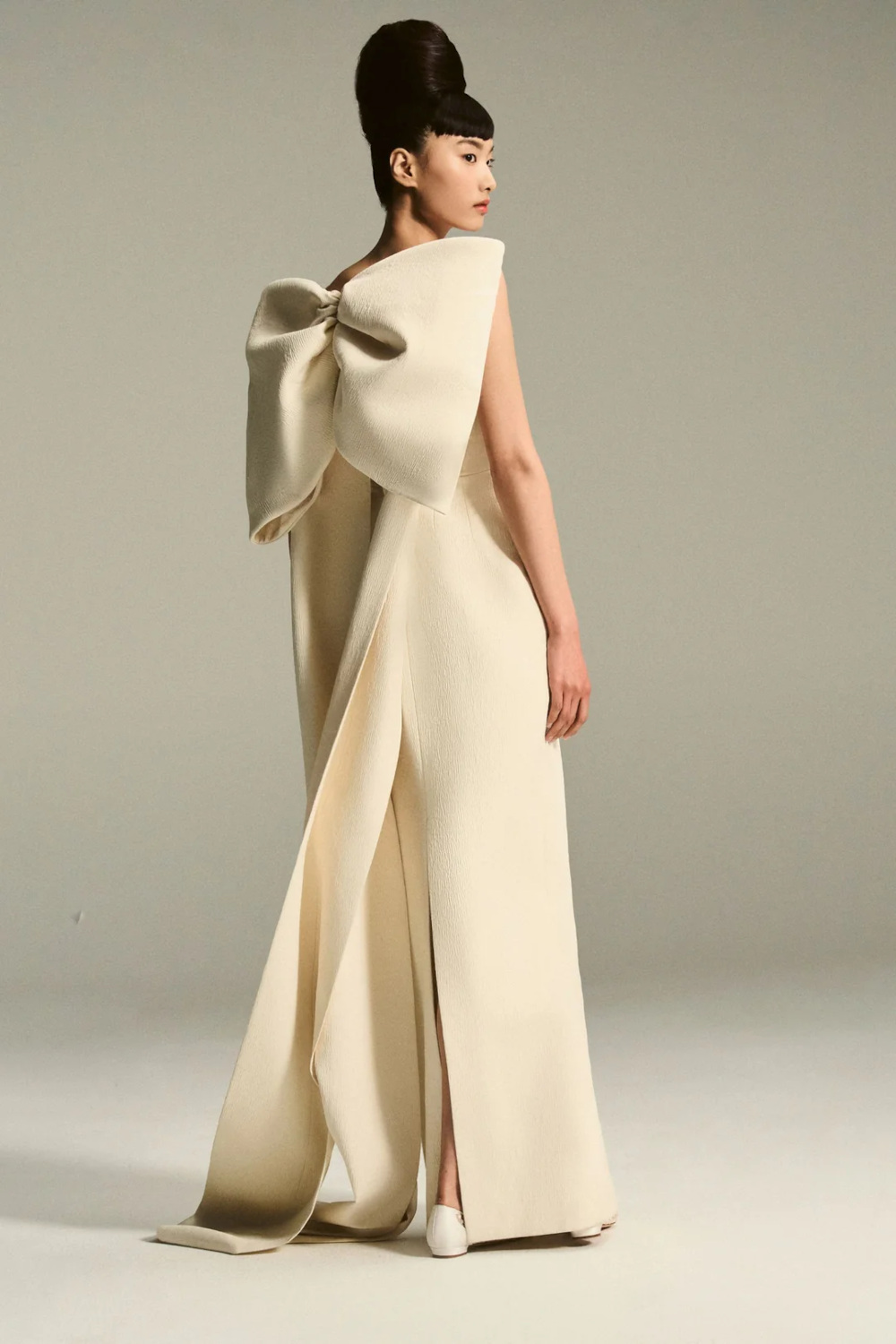 Woman in wedding dress