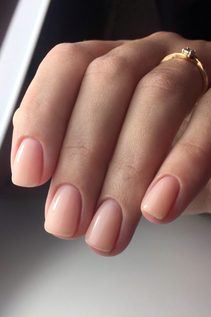 Princess Nails | natural manicure with short nails