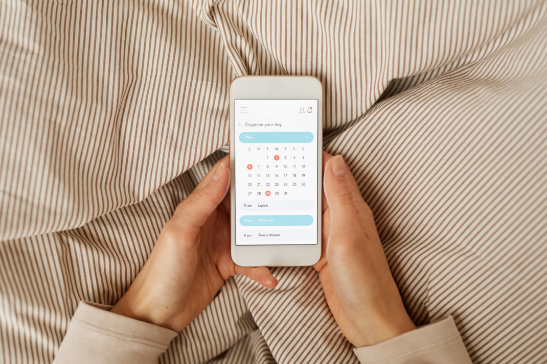 Period tracking app