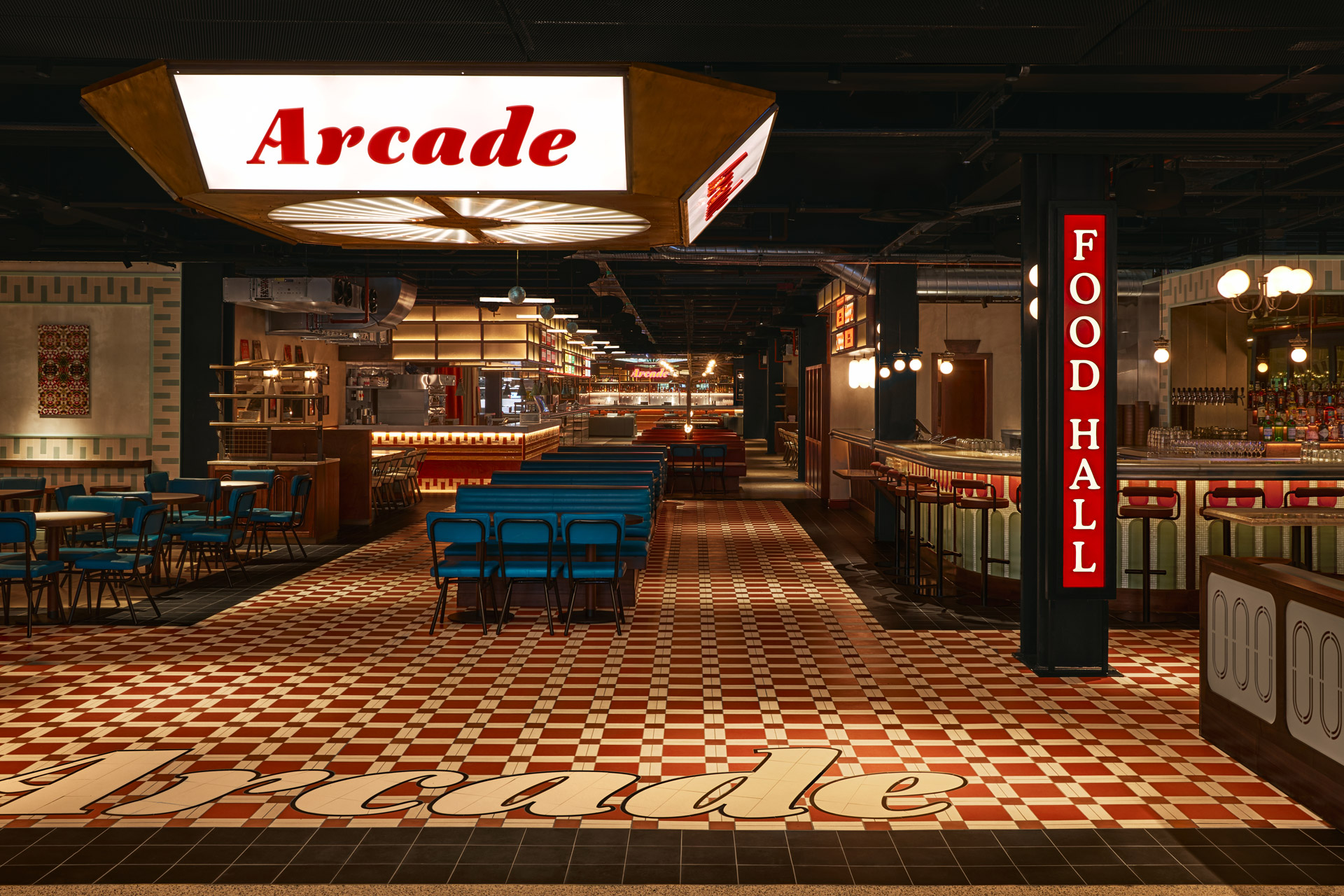 Arcade Food Hall, Battersea