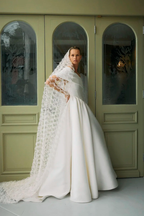 Woman in wedding dress
