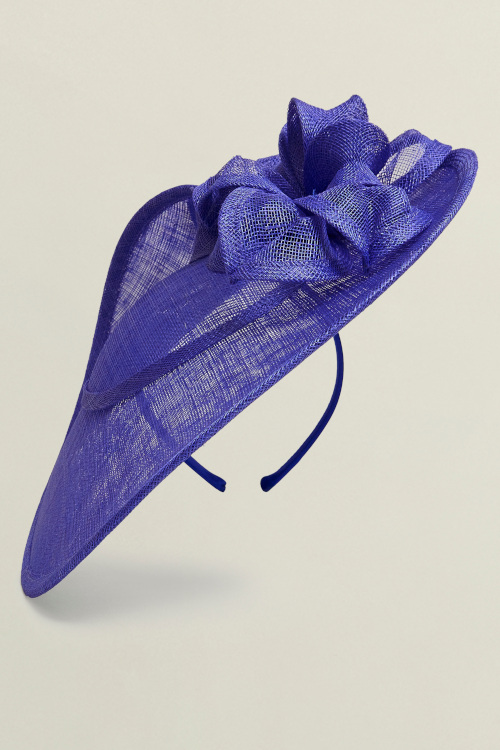 Blue fascinator
