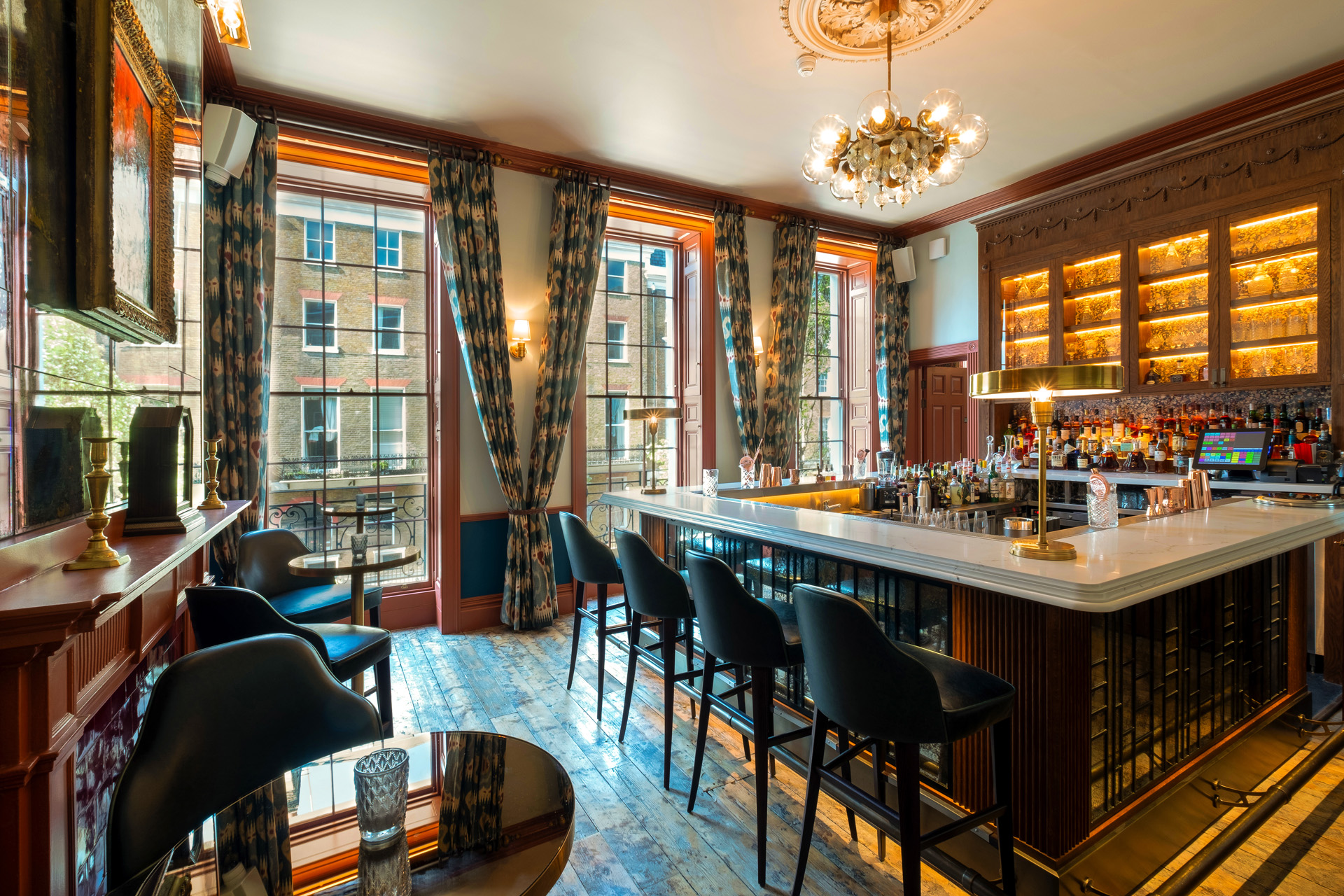 The bar at House House Studio