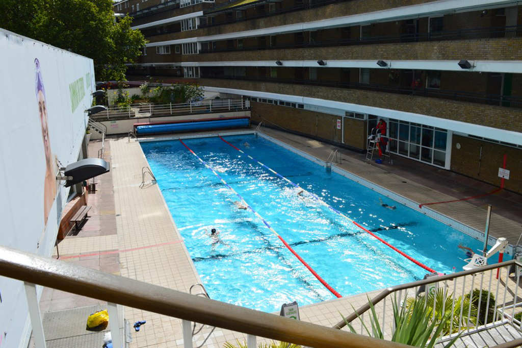 A swimming pool