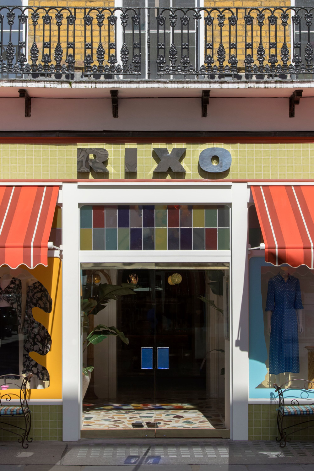 RIXO shop front on the King's Road, Chelsea
