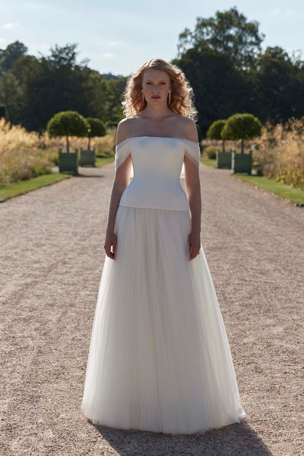 Woman in wedding dress