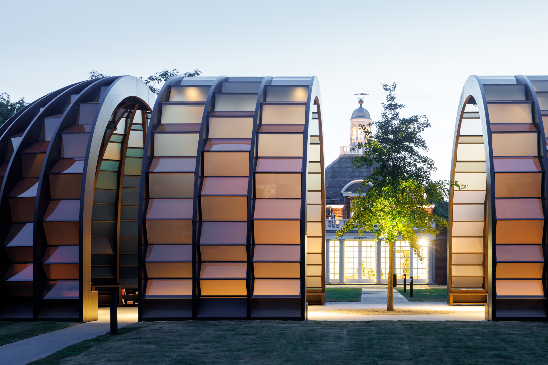 The 2025 Serpentine Pavilion was designed by Marina Tabassum