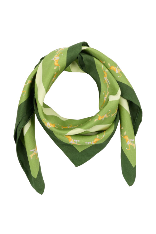 Green scarf
