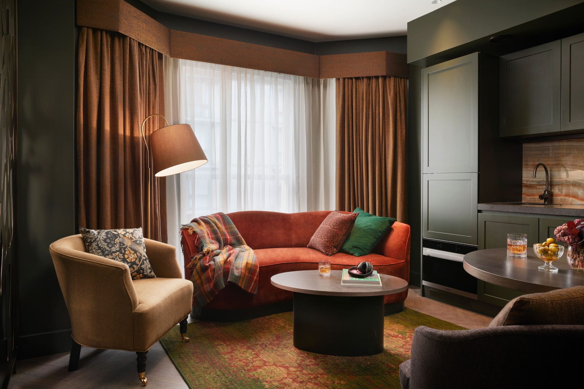 Sitting room for hotel room