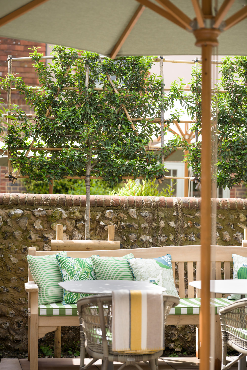 Walled garden at The Star
