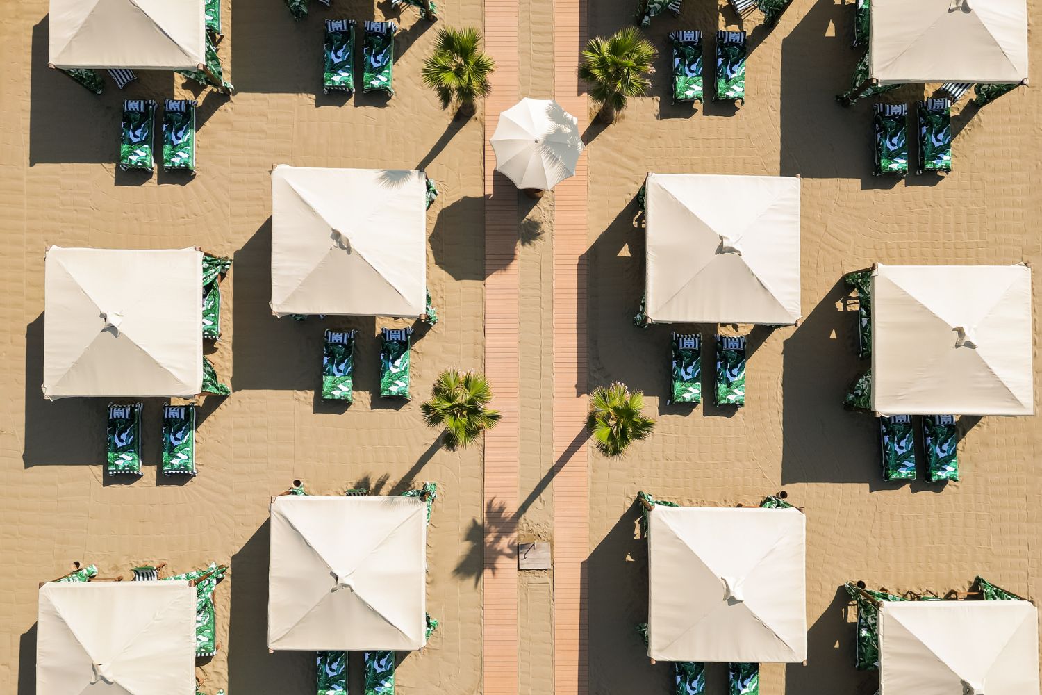 D&G beach club in Tuscany 