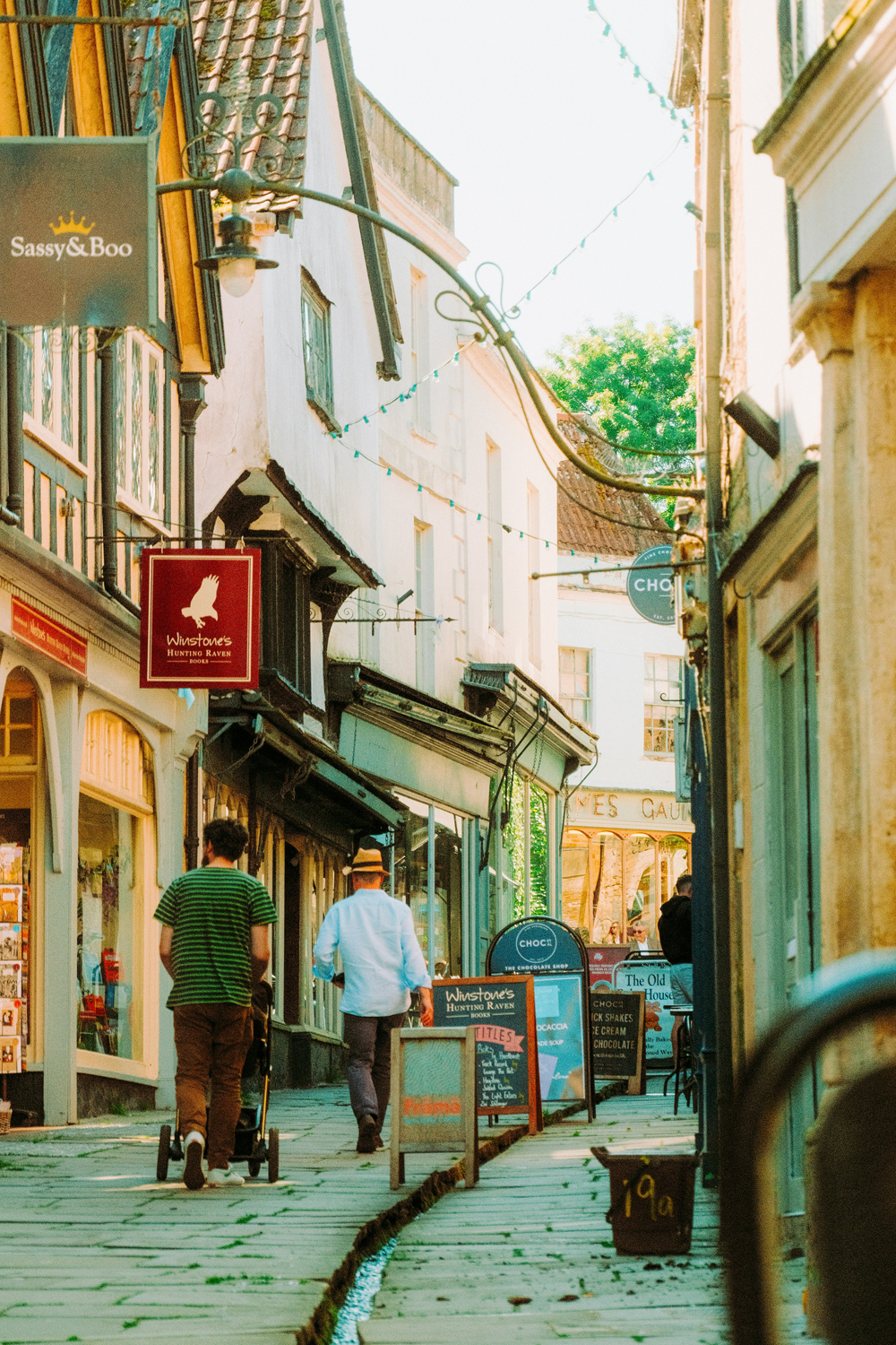 A street in Frome, Somerset
