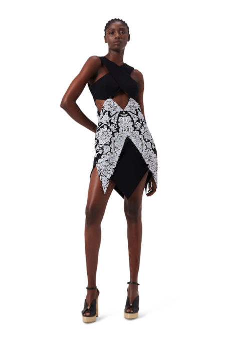 Noushella Lovelight Halter Neck Dress in Black