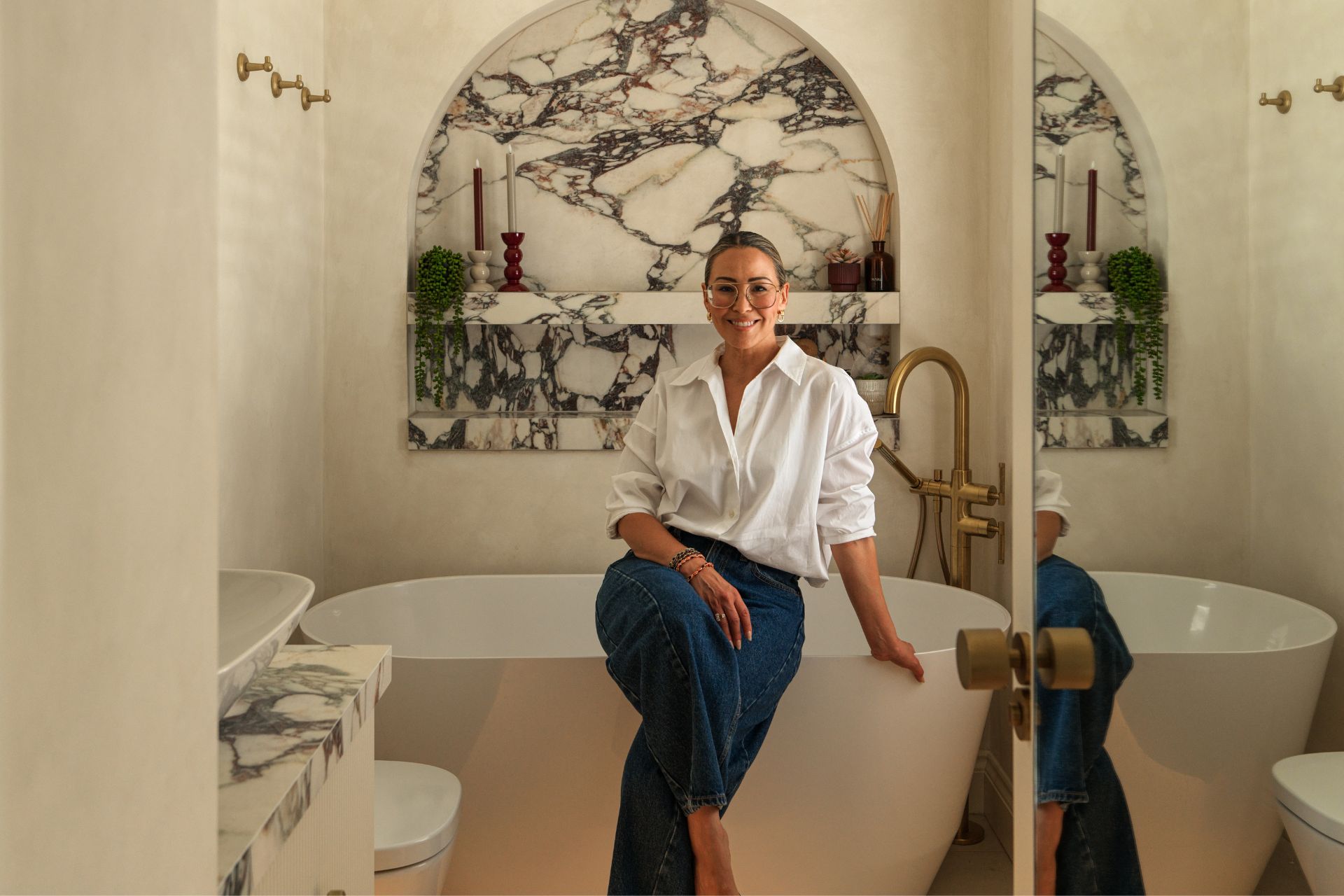 Rachel Stevens Ripples bathroom