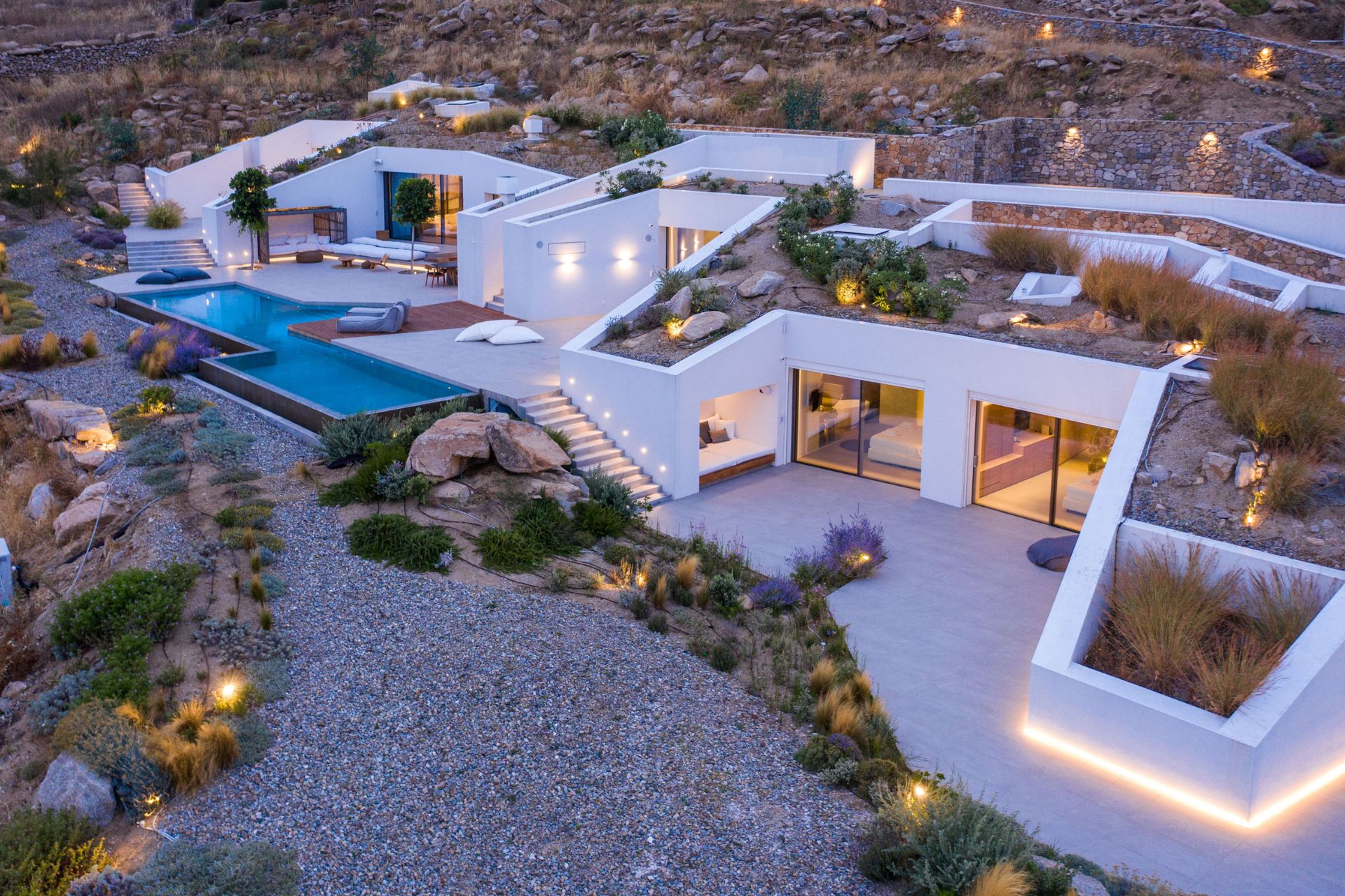 Home in the hillside