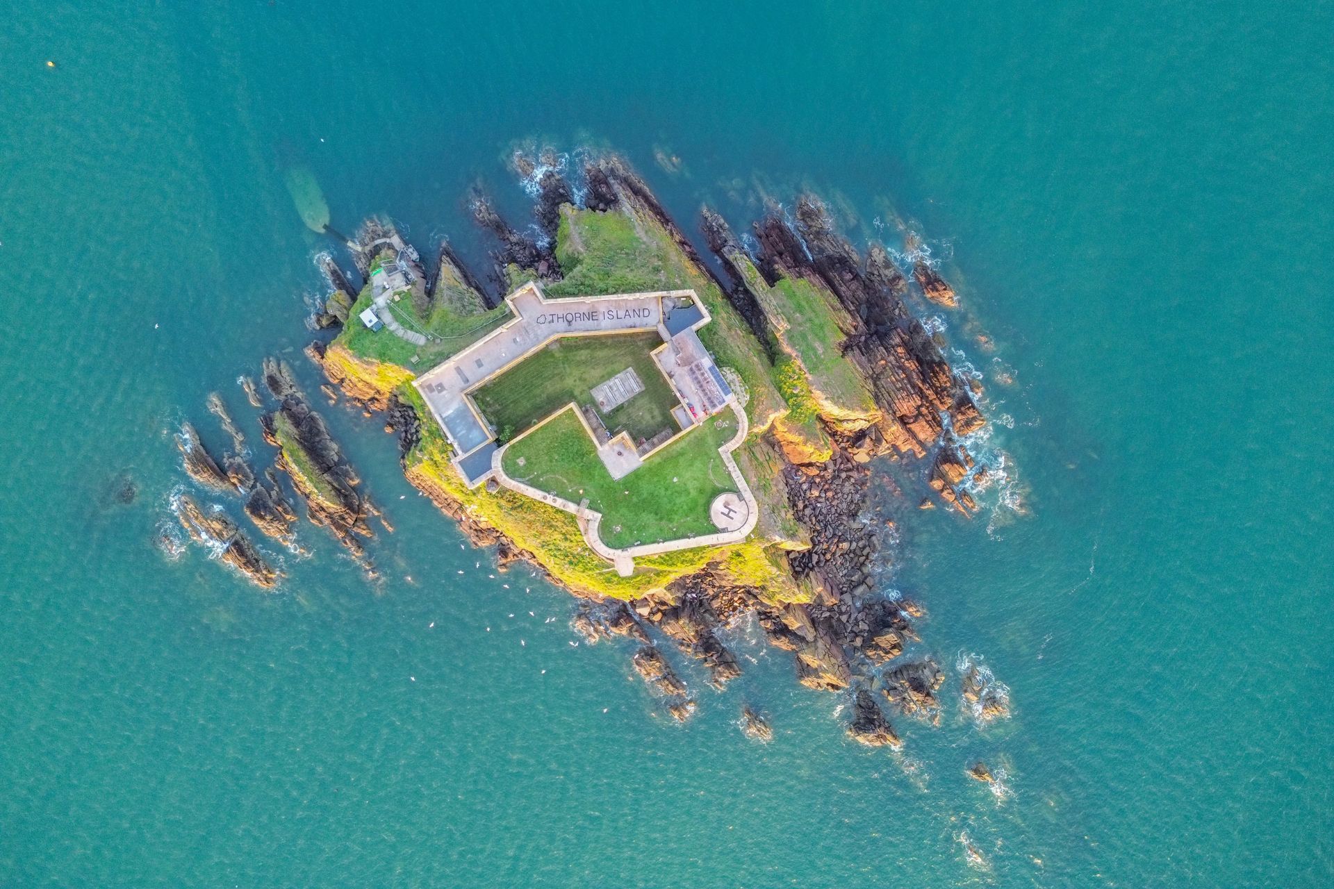Thorne Island above