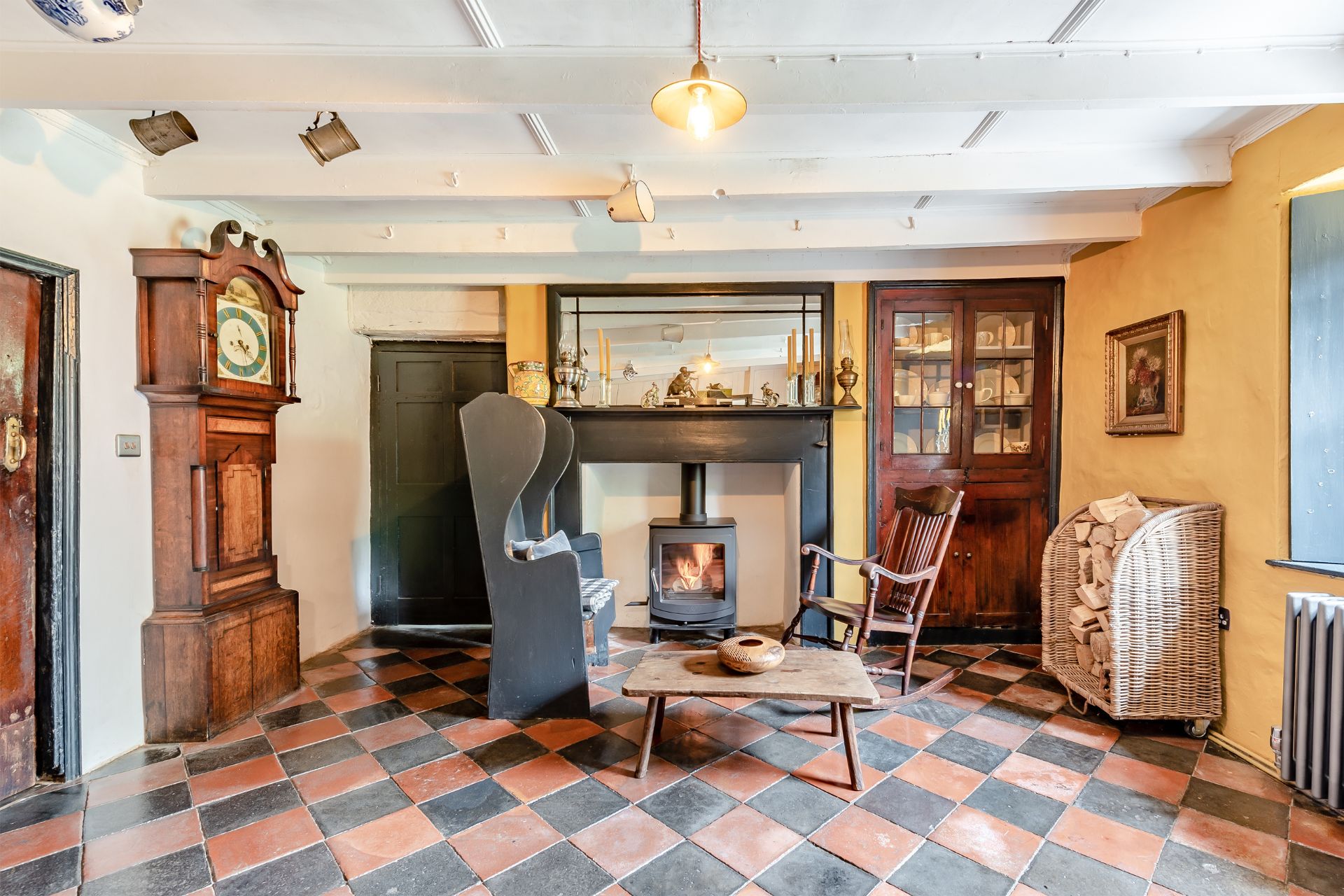 Inside Welsh cottage