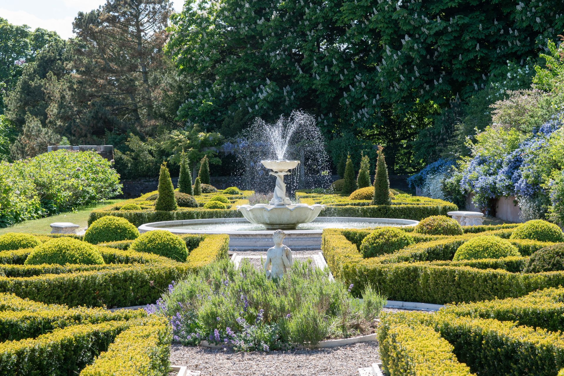 Ayton Castle gardens 