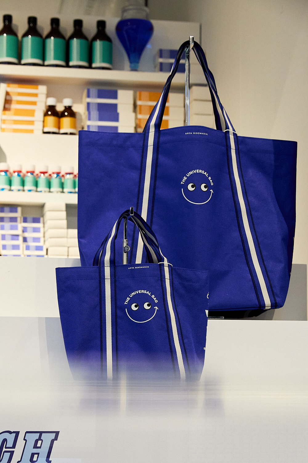 Blue bags