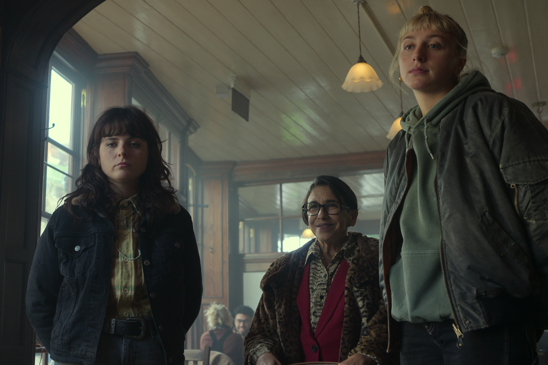 Gabrielle Creevy, Katherine Hunter & Ella Lily Hyland in Black Doves