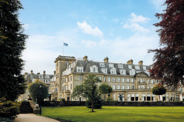 The exterior of Gleneagles in Scotland