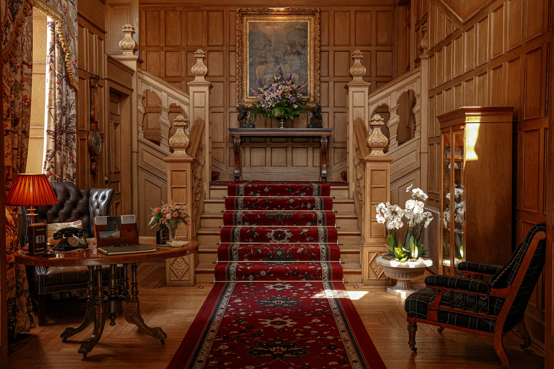 The entrance hall