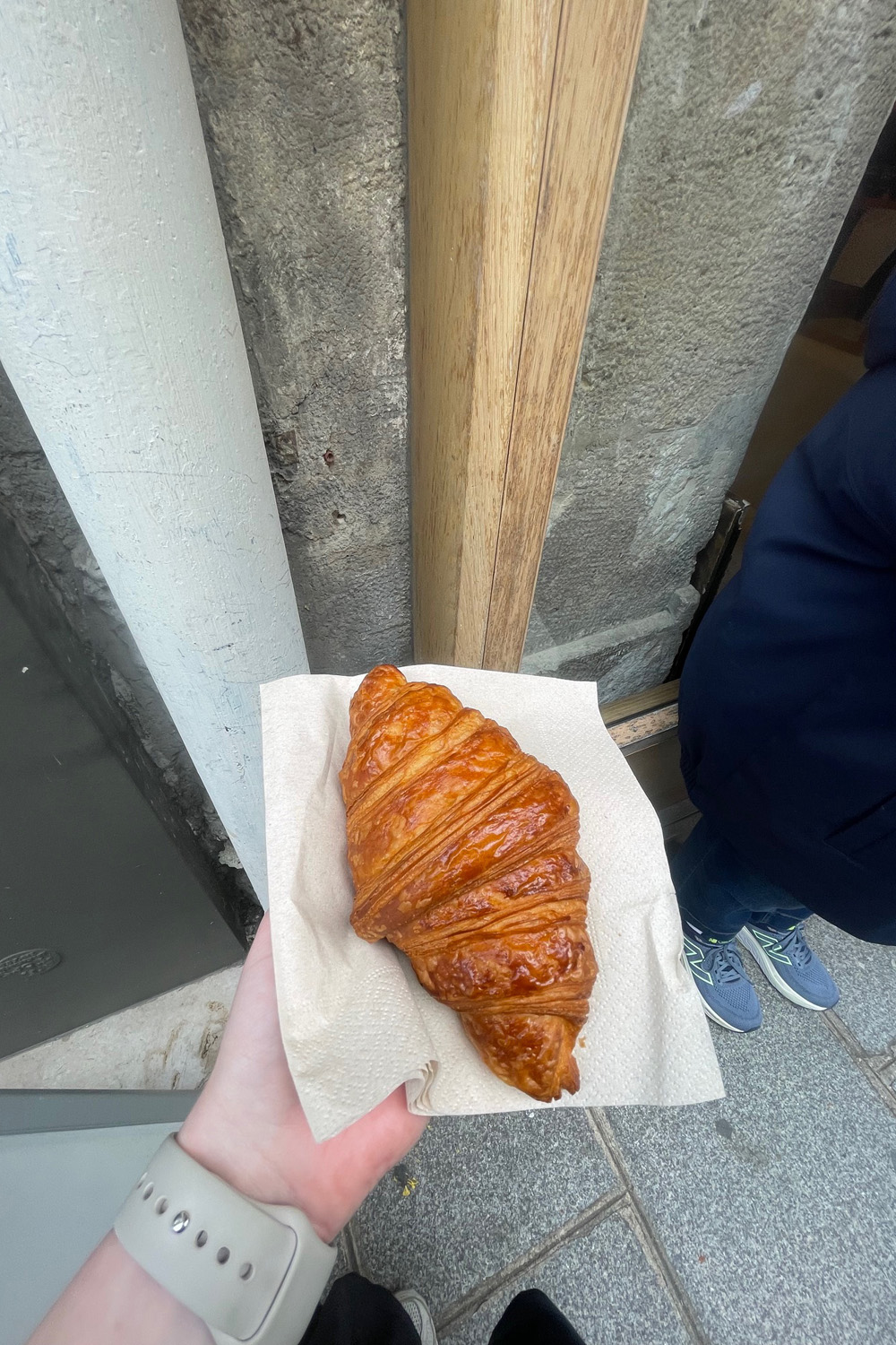 A Parisian croissant