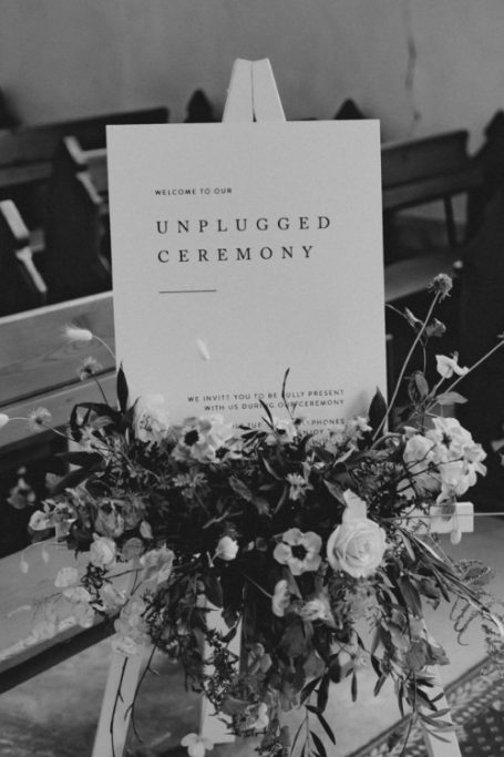 Wedding introduction board by Paper Grace