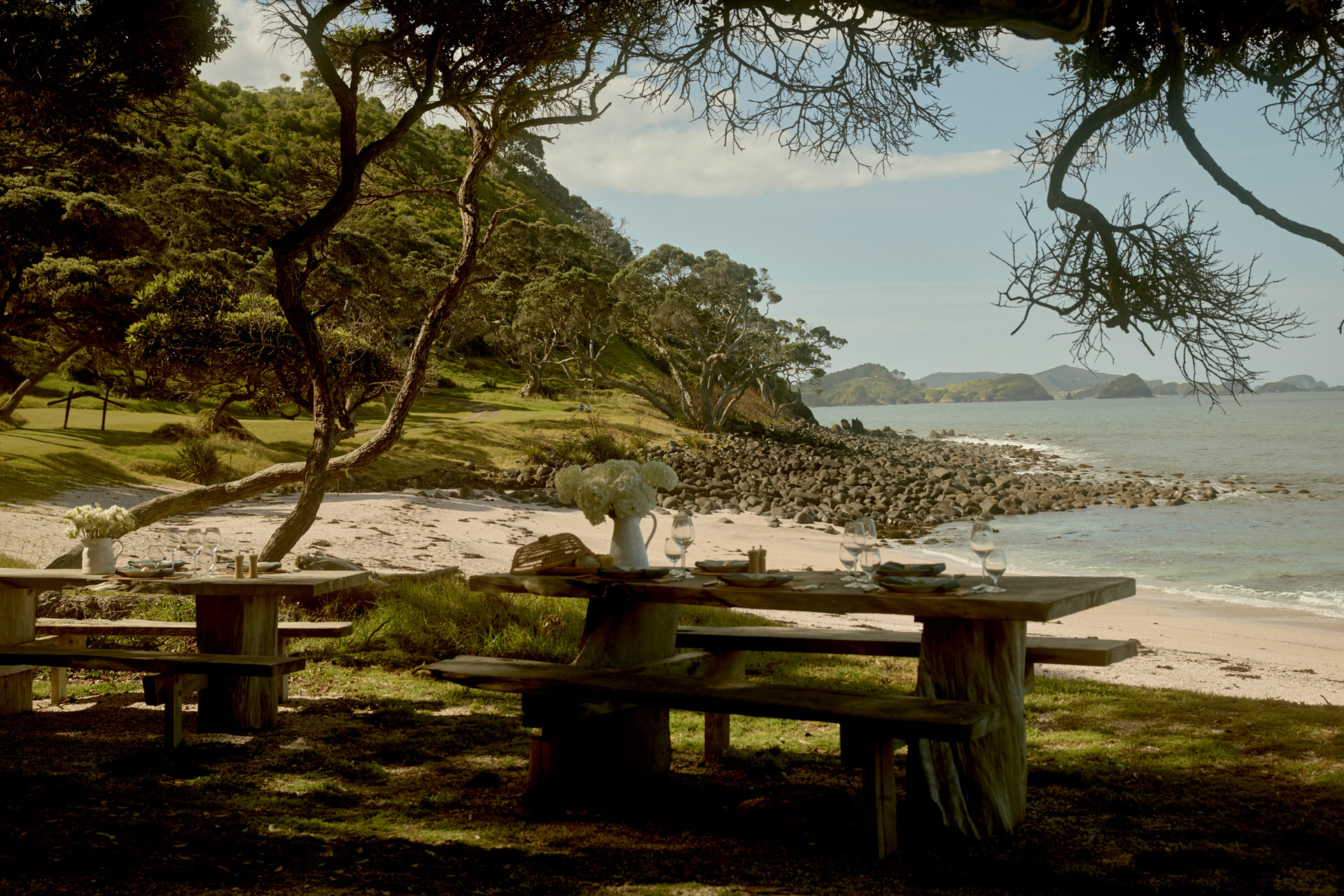 Beach at Rosewood Kauri Cliffs